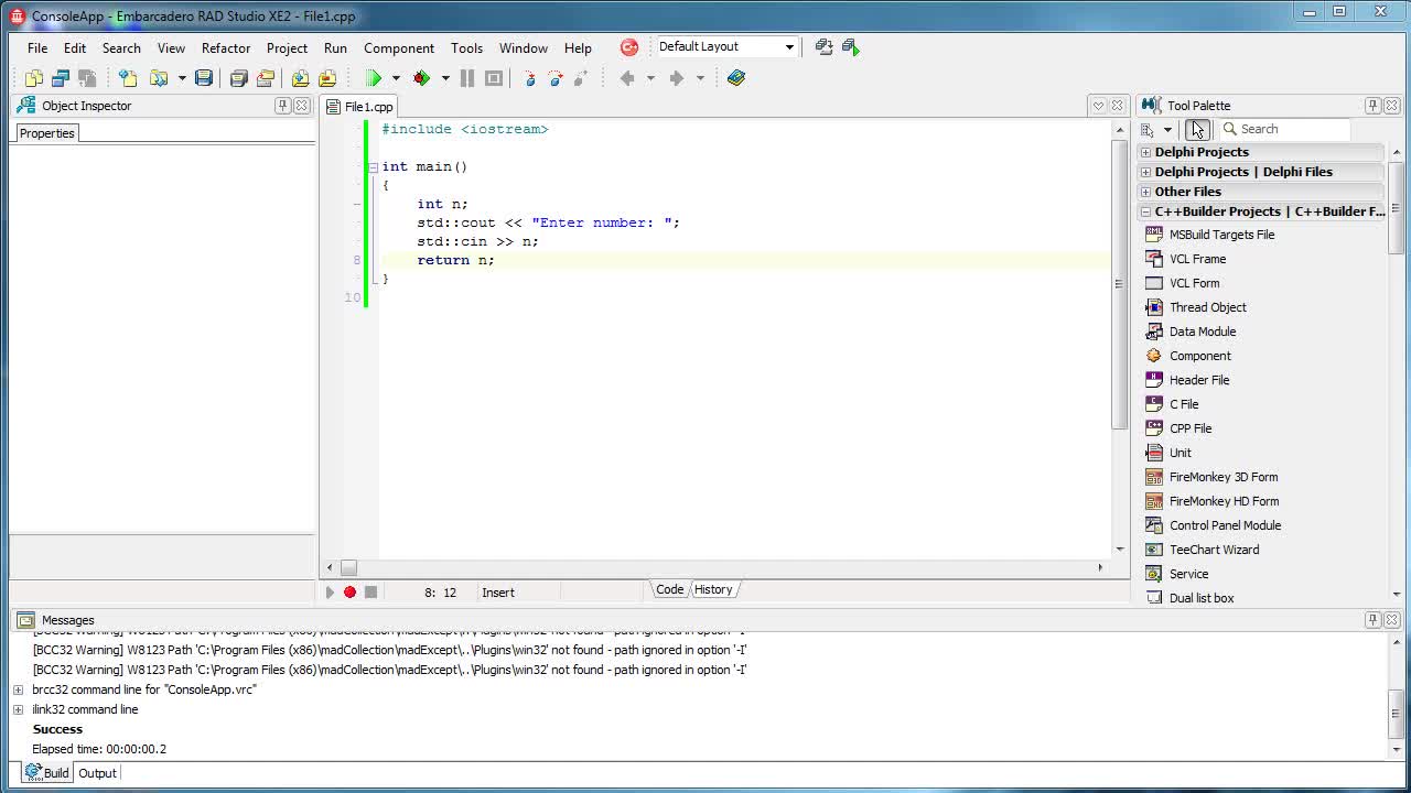 21-C++ Builder - Process return value