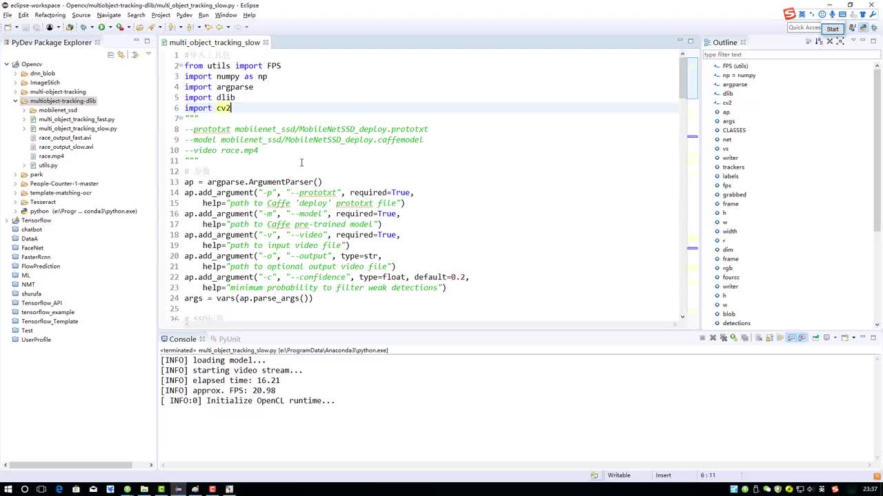 4-基于dlib与ssd的追踪