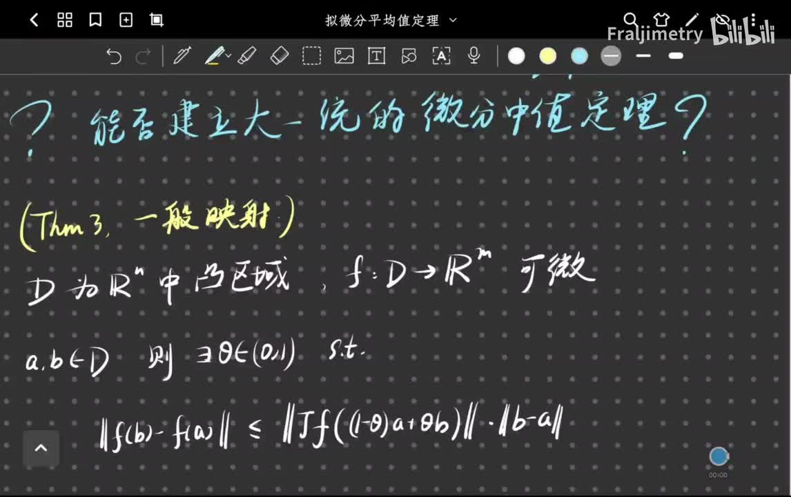 一般映射的微分学中值定理