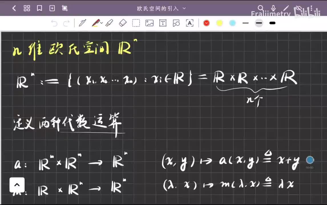 高维Euclid空间的结构