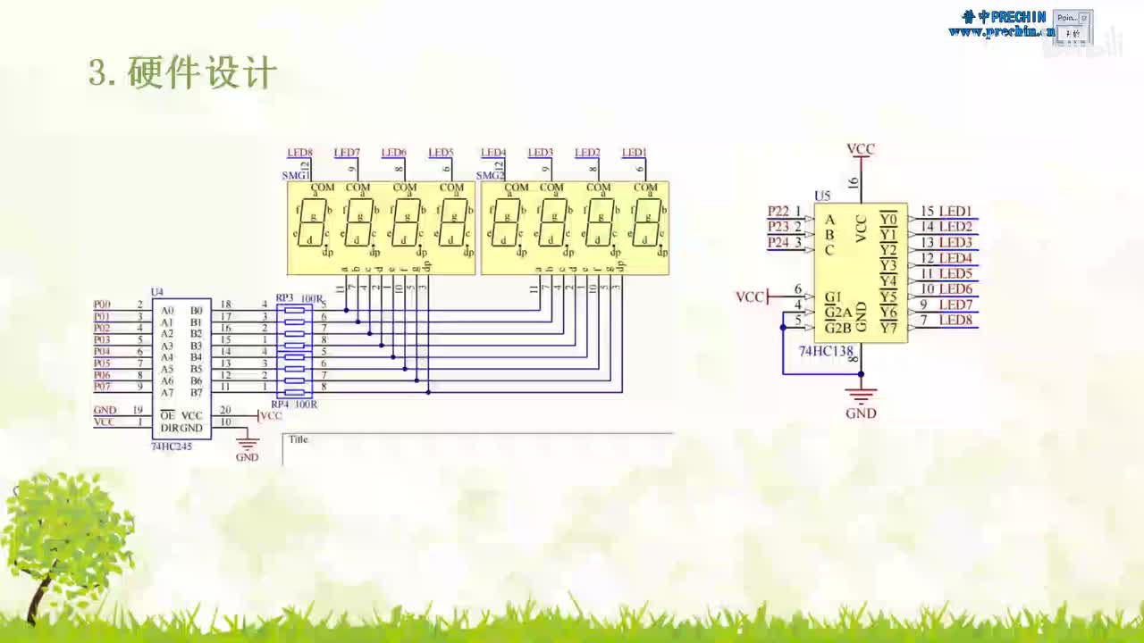 11.4-动态数码管实验--硬件设计