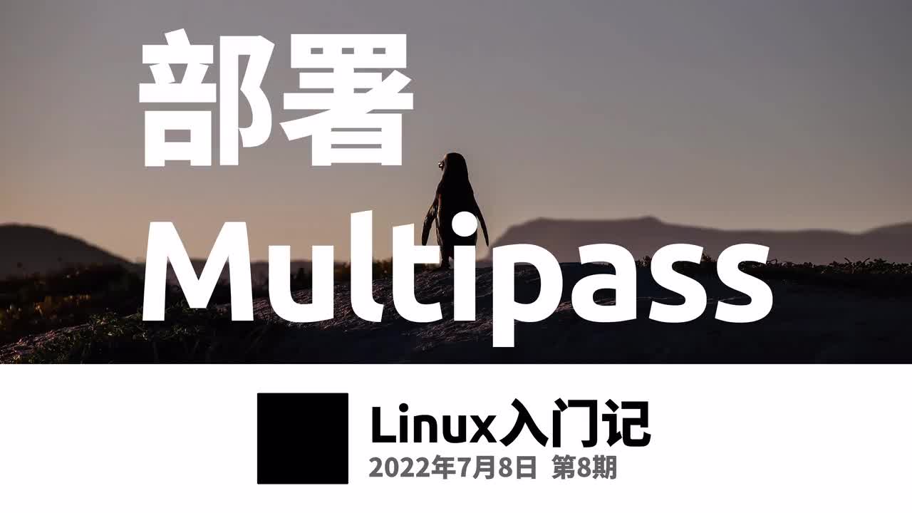 08，部署Multipass(重制版)