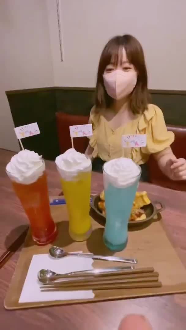 主演アニメのコラボカフェに行きました【てっぺんっ】#Shorts