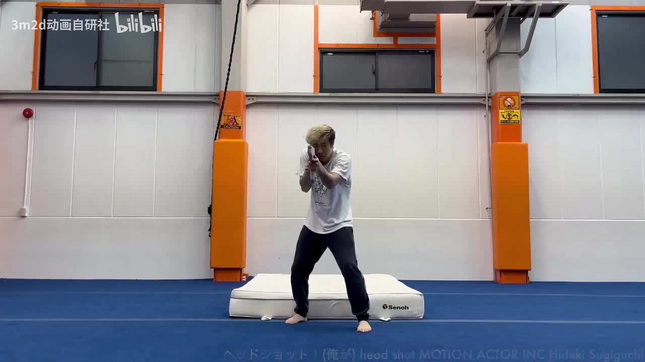 【被攻击】被枪命中头部Animation Reference