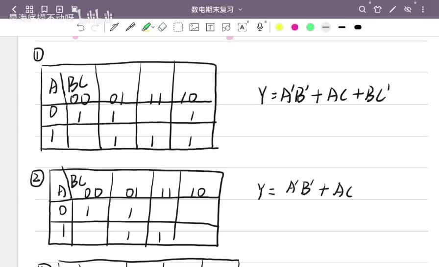 5卡诺图化简练习题