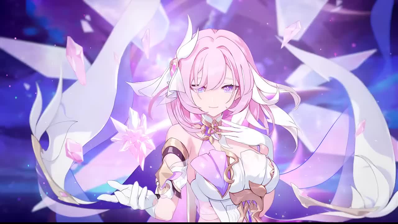 爱莉希雅更新界面动态立绘（可截图或下载当壁纸用4K 120帧）