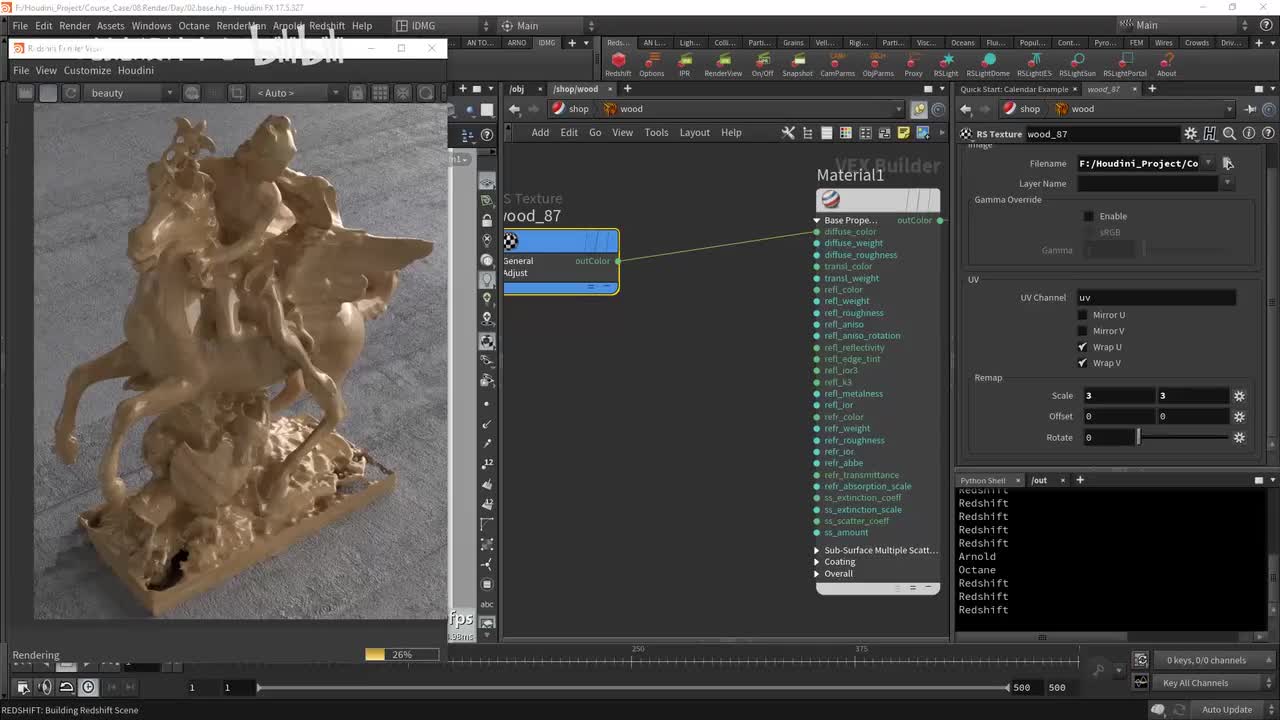 day140.木头材质&法线贴图