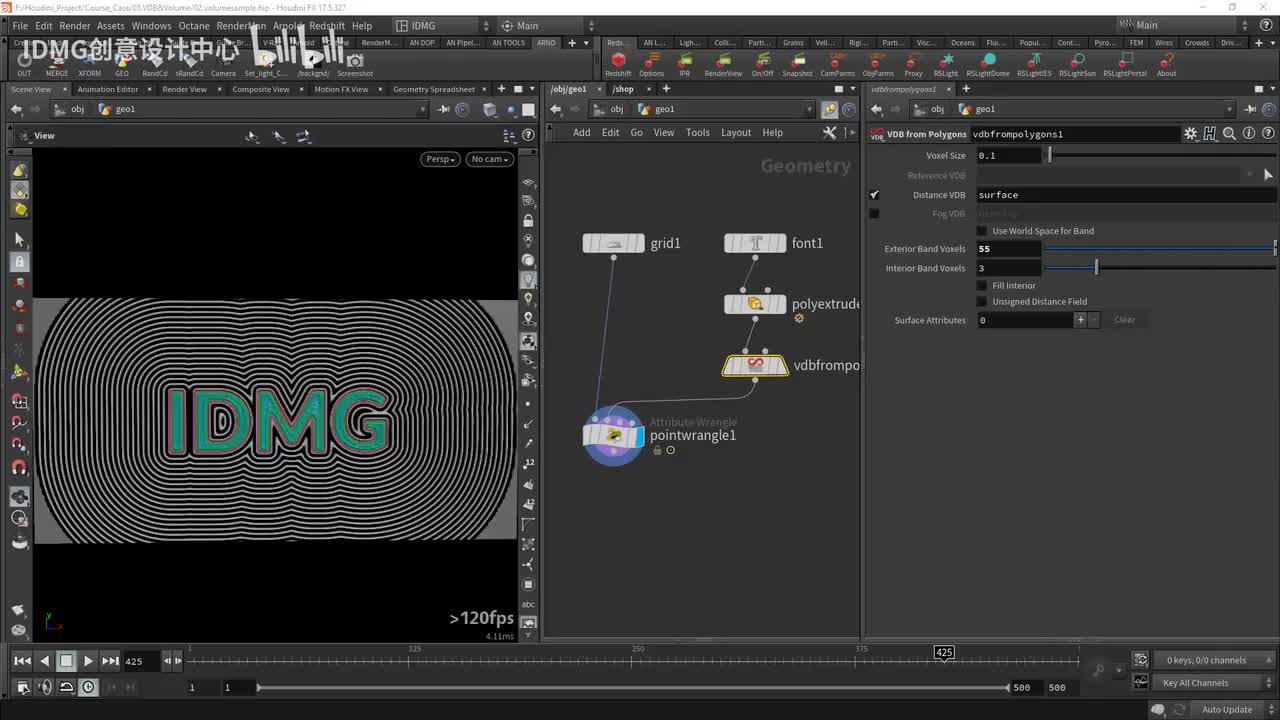 day116.VDB场驱动SDF运动