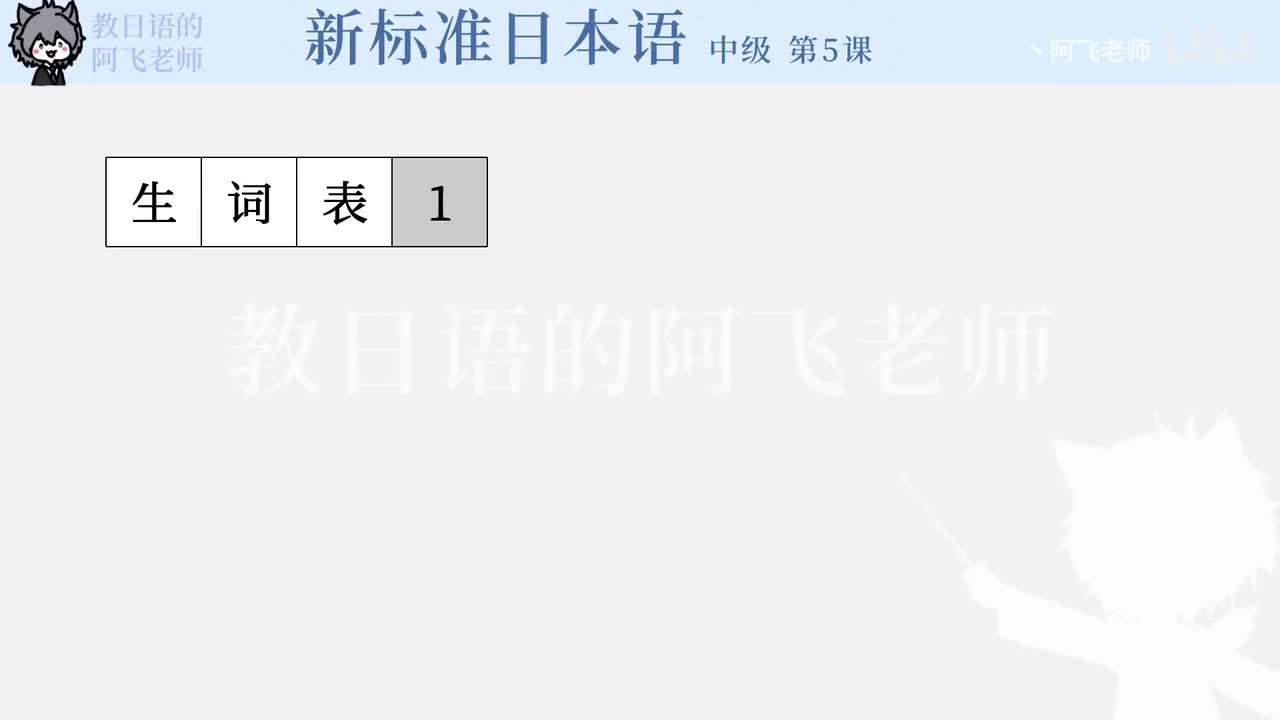 中级第5课：商品介绍（单词）