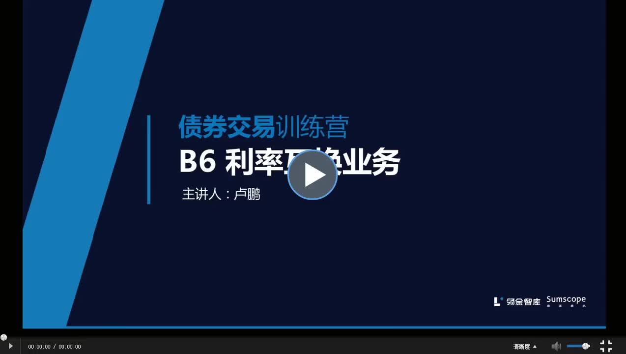 11 利率互换业务