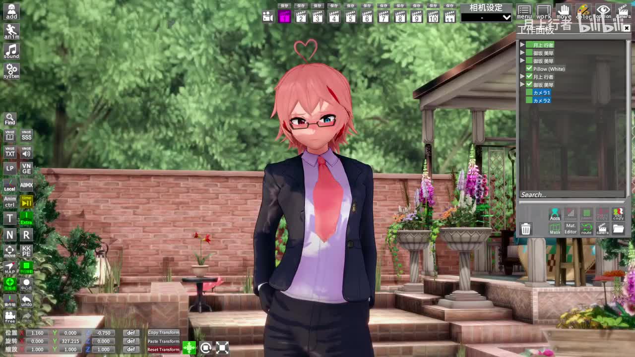 5.如何调整角色灯光以及画面效果_batch