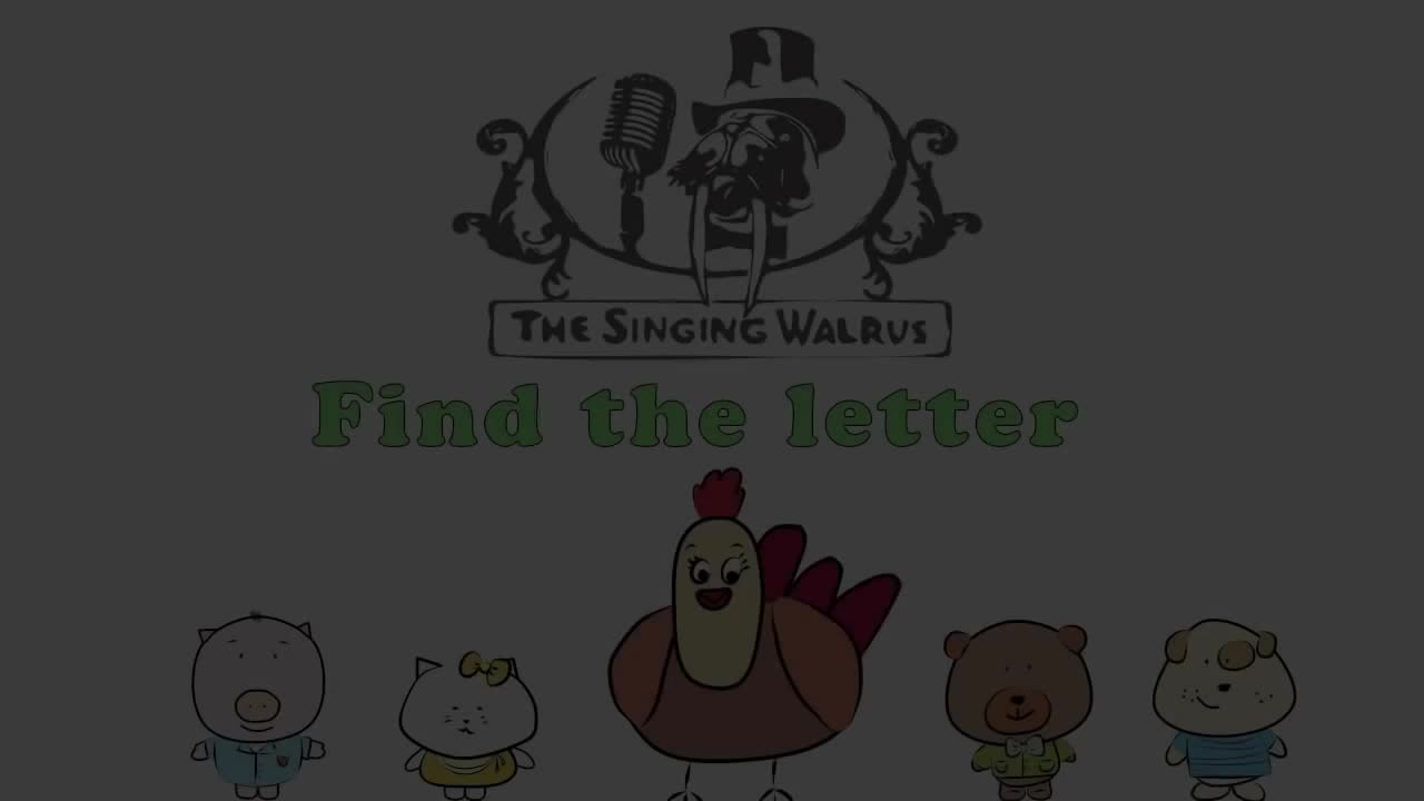035-Letter Game Find the Letter B The Singing Walrus