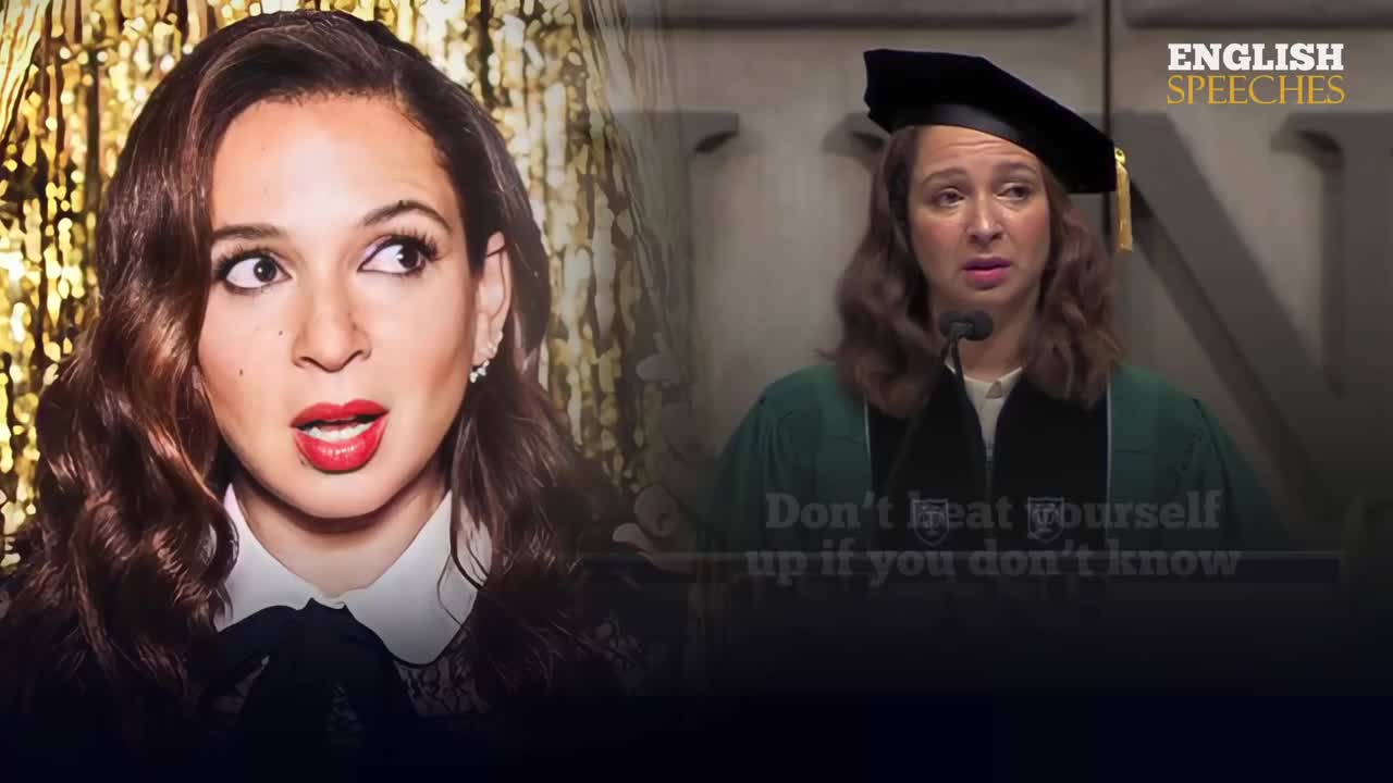 ENGLISH SPEECH MAYA RUDOLPH Say Yes (English Subtitles)