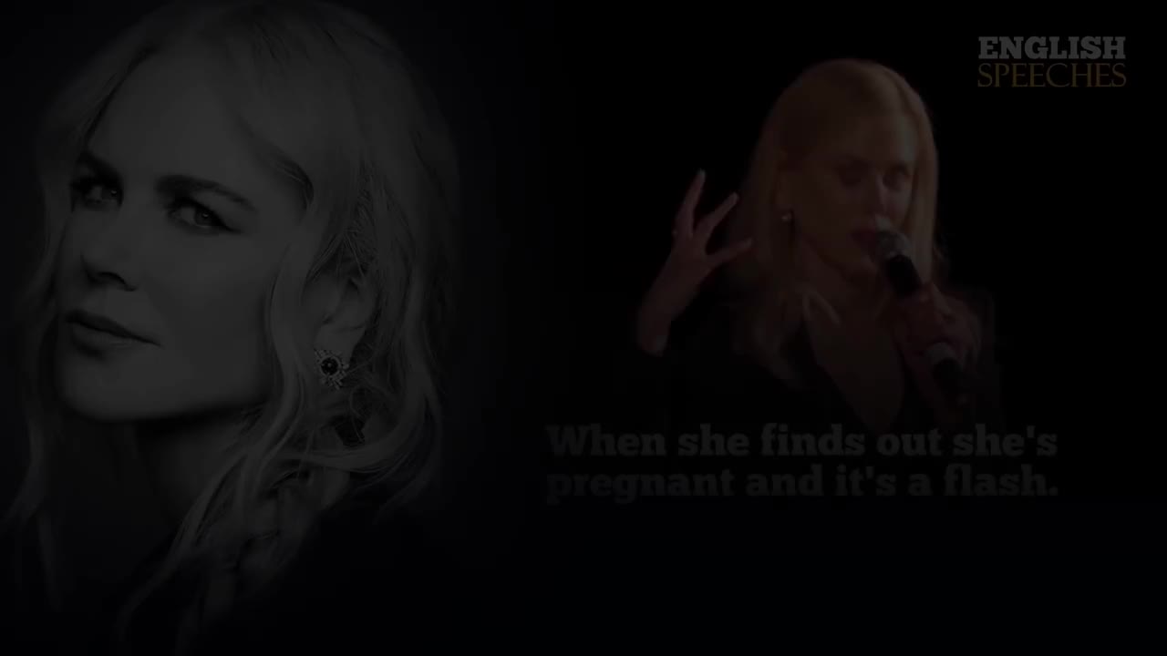 ENGLISH SPEECH NICOLE KIDMAN Be Curious (English Subtitles)