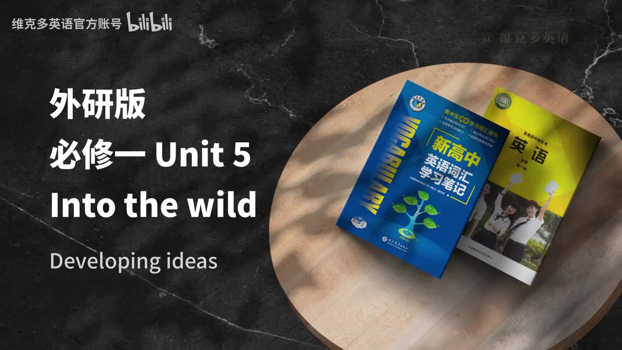 必修一Unit5 - Developing ideas