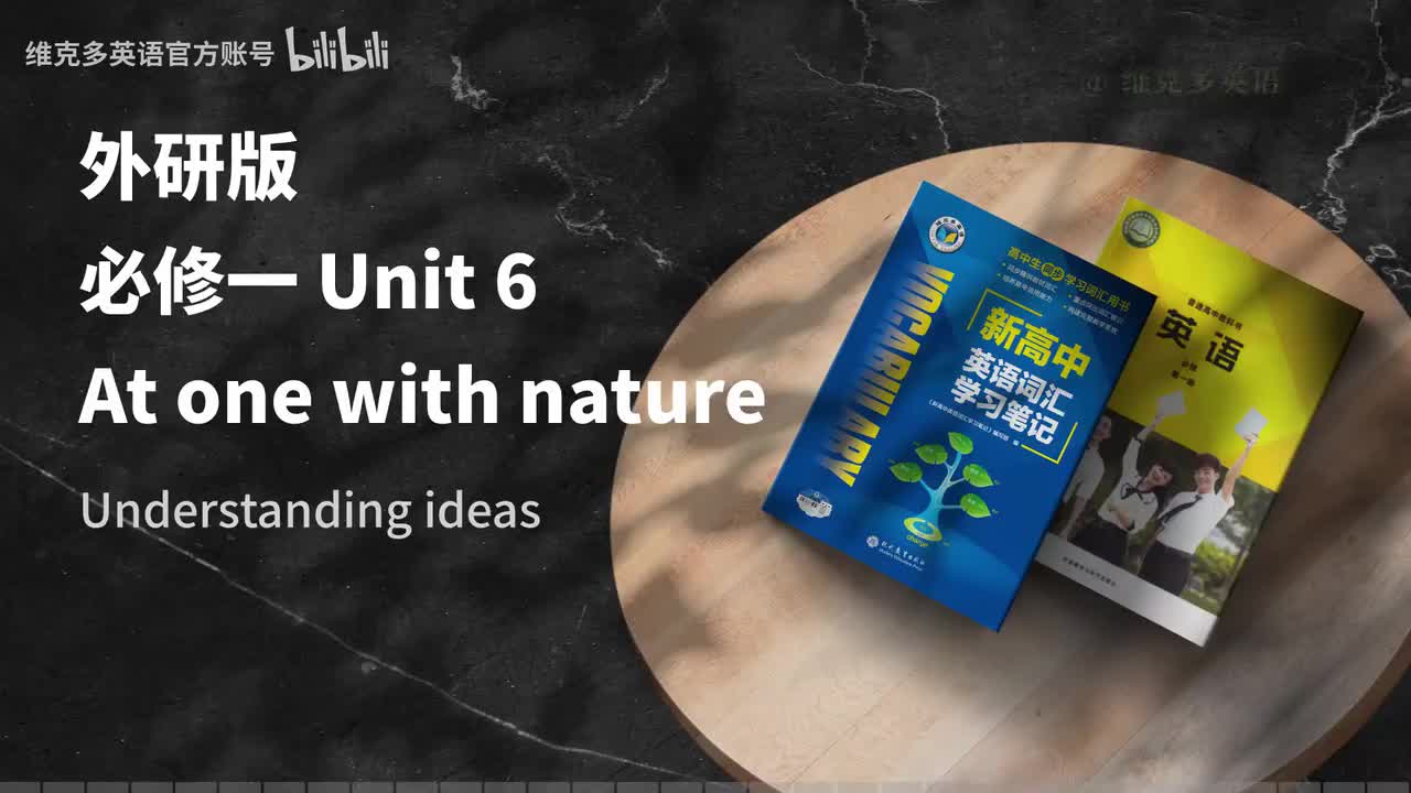 必修一Unit6 - Understanding ideas_bilibili