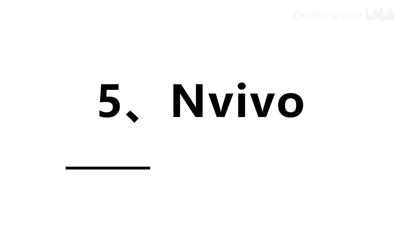 5、Nvivo