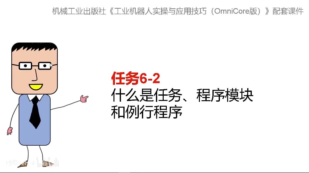 6-2什么是任务程序模块和例行程序