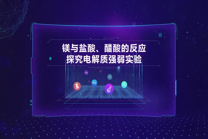镁与盐酸、醋酸的反应探究电解质强弱实验