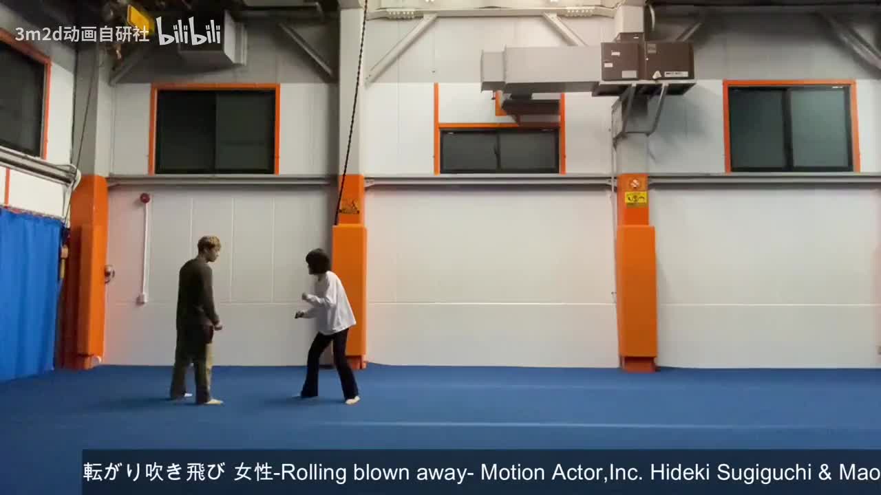 【被攻击】受击后翻滚 Animation reference by 3D2M