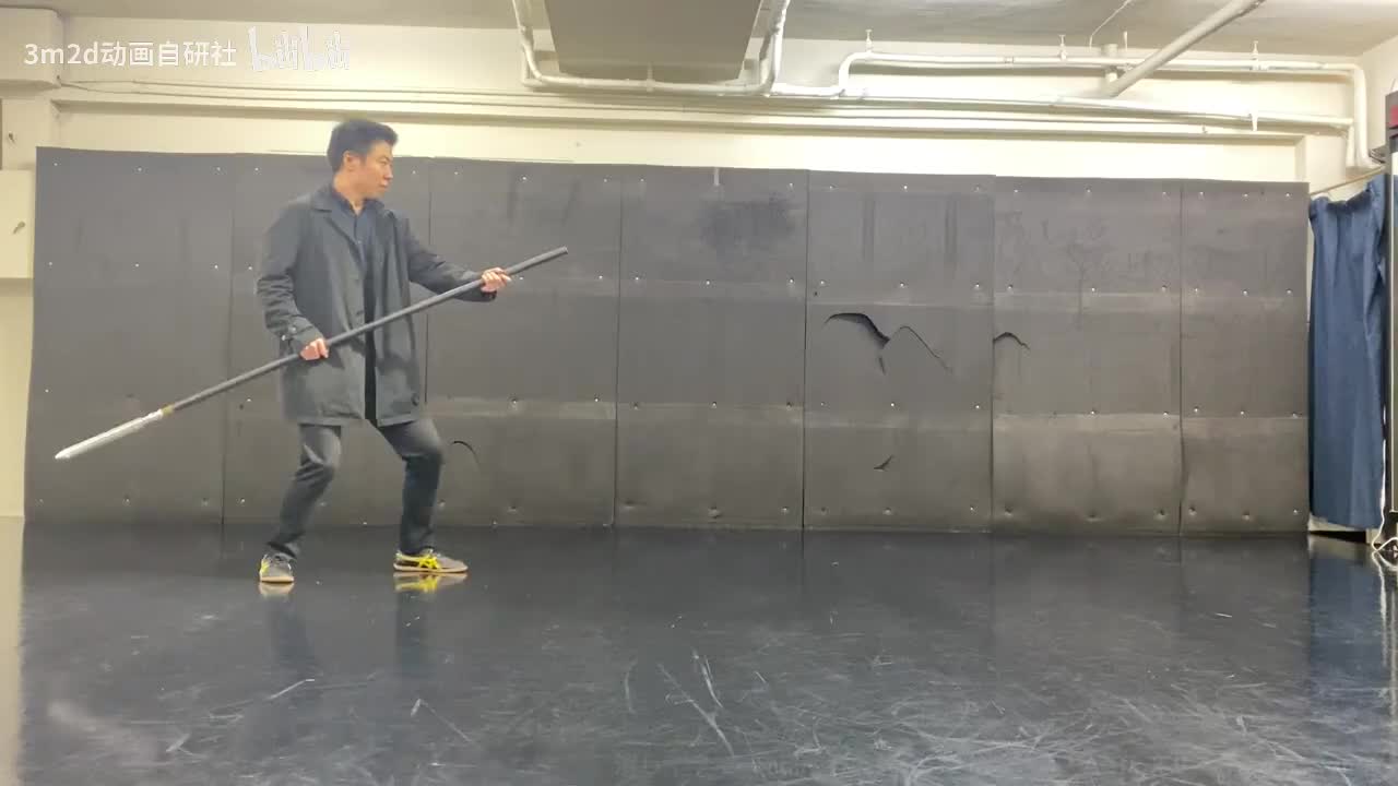 【长武器】[长枪] 十字击溃 Animation reference by 3D2M动画自研社