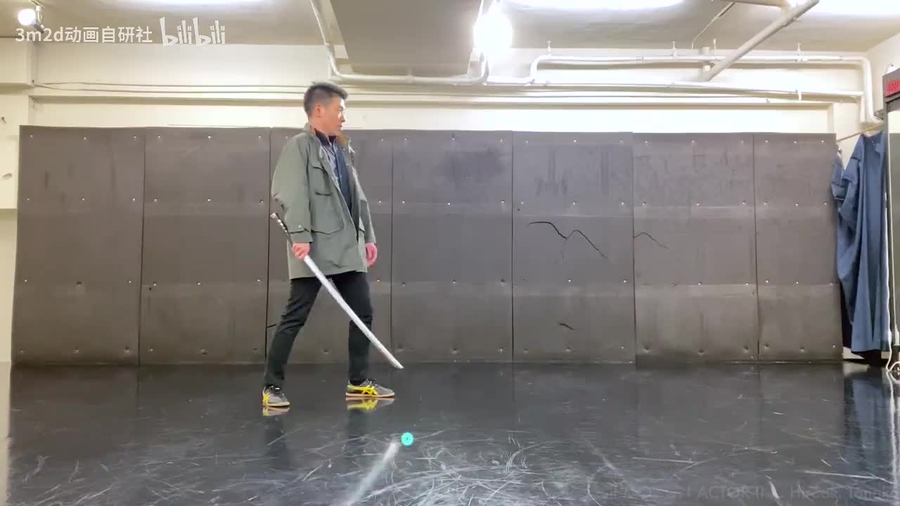 【太刀】小风车→斜上挥及 Animation reference by 3D2M动画自研社