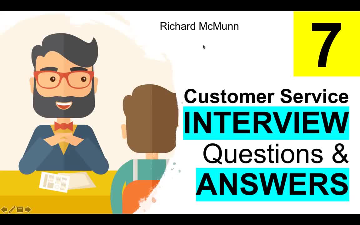 7个客户服务面试问题和答案——38-7 Customer Service INTERVIEW QUESTIONS and Answers