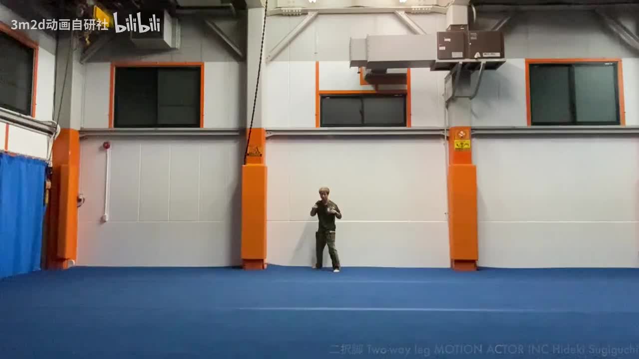 【踢&腿法】双向支腿 Animation reference by 3D2M动画自研社