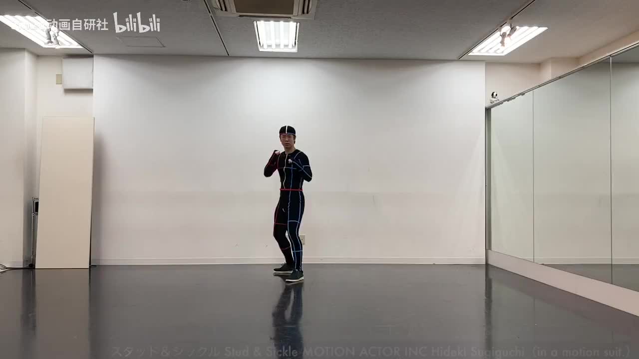 【踢&腿法】转身背向二踢脚 Animation reference by 3D2M动画自研社