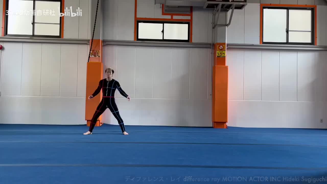 【踢&腿法】单手支撑蹬腿 Animation reference by 3D2M动画自研社