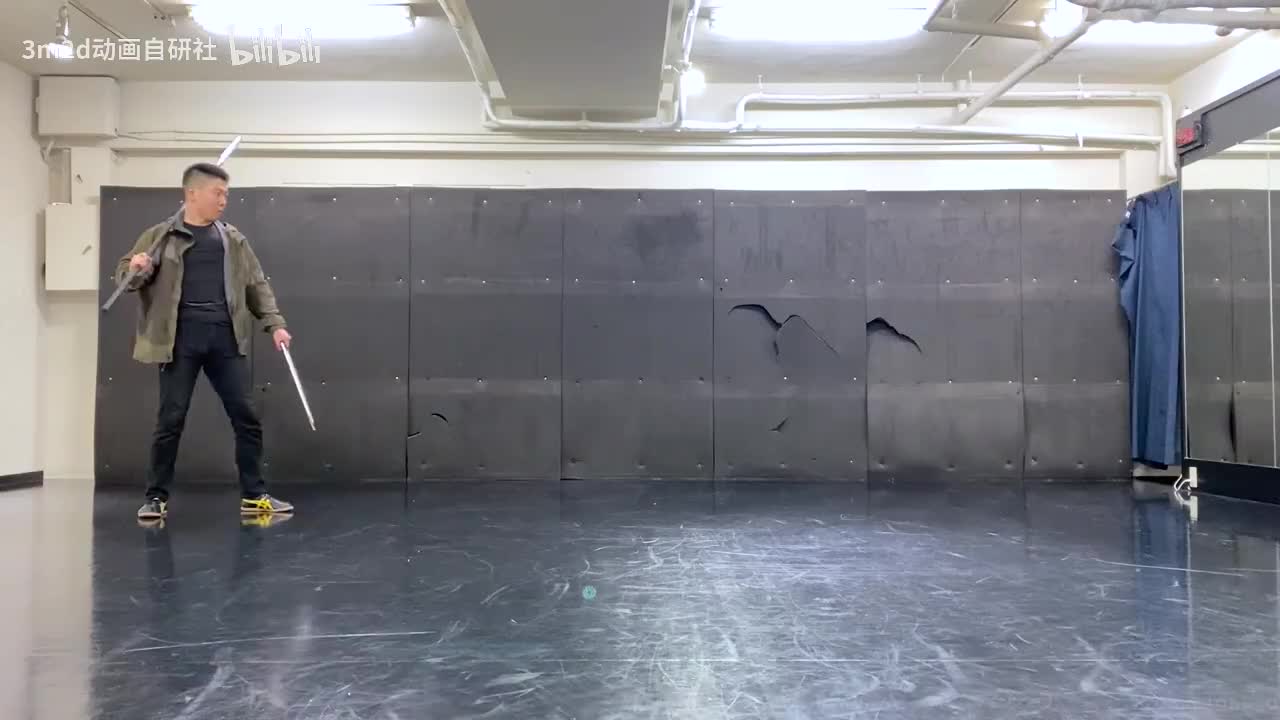 【双武器】枪刃直刺连击 Animation reference by 3D2M 动画自研社