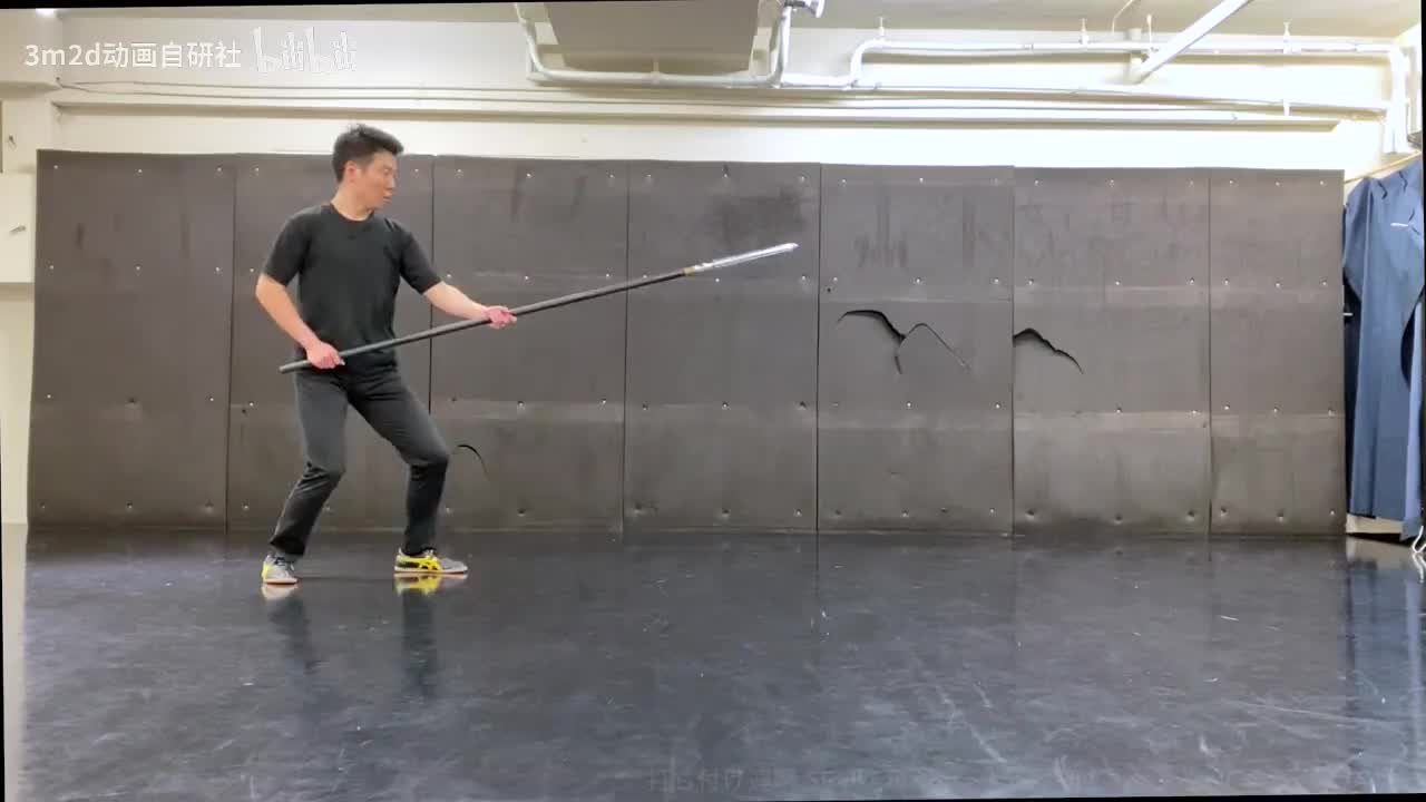 【长武器】连续击打 Animation reference by 3D2M动画自研社