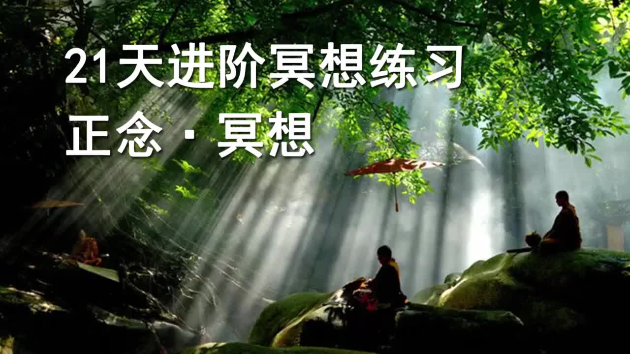 21天进阶冥想-第十二天-放下