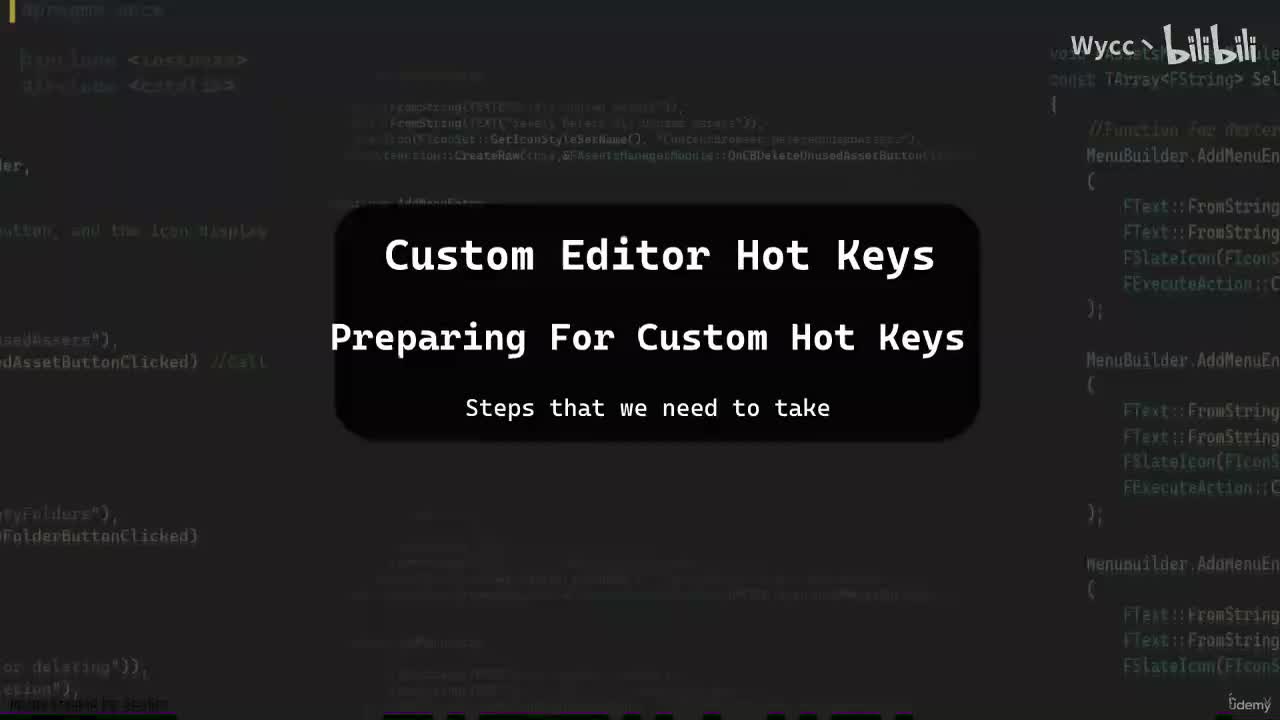 2. Preparing For Custom Hot Keys_压制cn