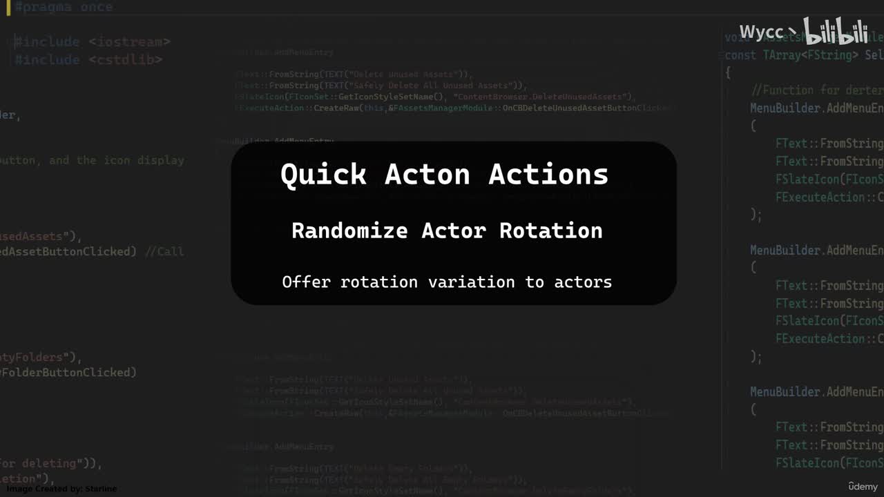 5. Coding Challenge Randomize Actor Rotation_压制cn