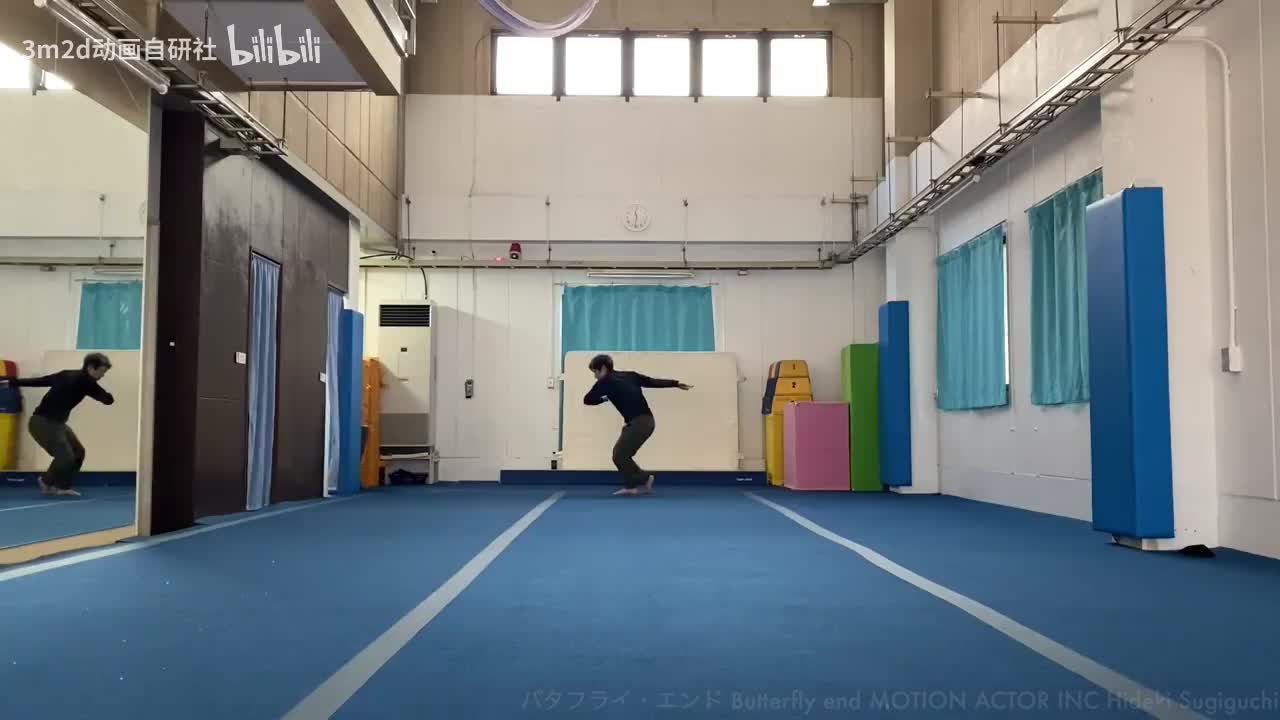 【踢&腿法】蝶型回旋踢 Animation reference by 3D2M动画自研社