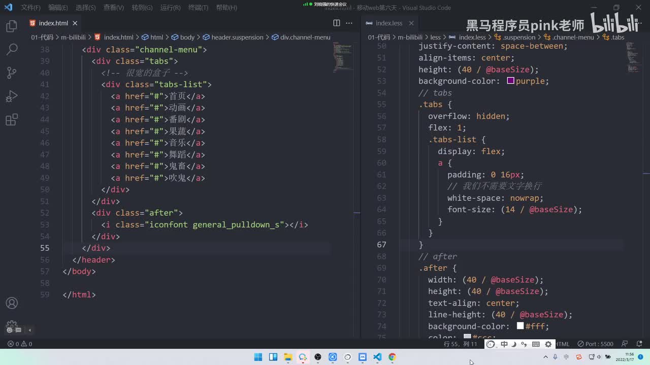 07-bilibil项目-小红线的做法