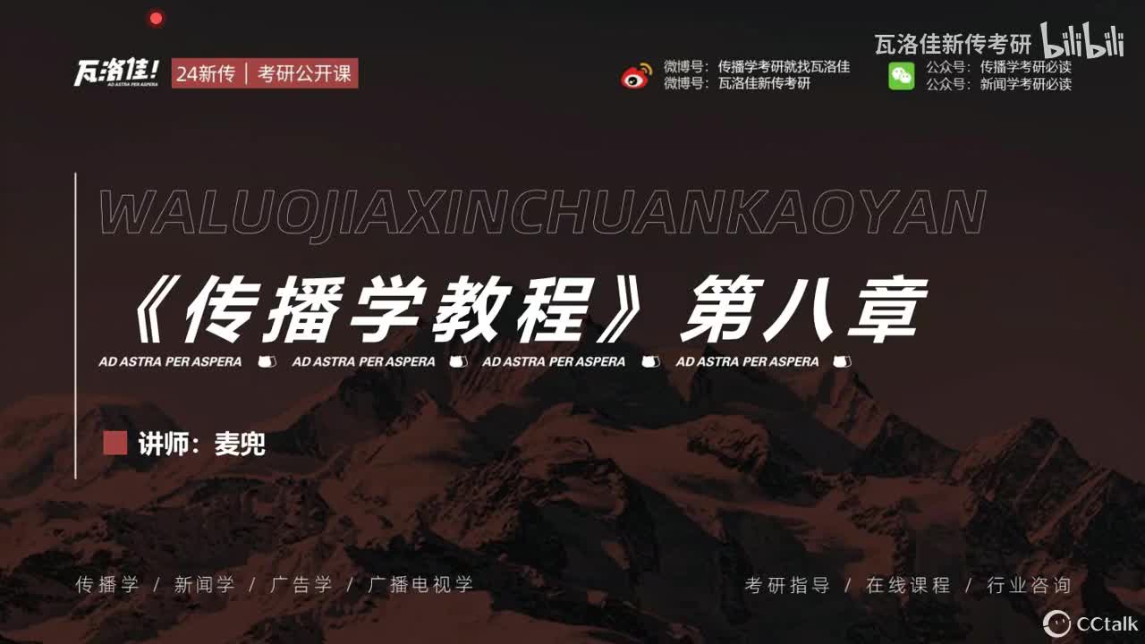第八章：媒介技术与媒介组织（上）