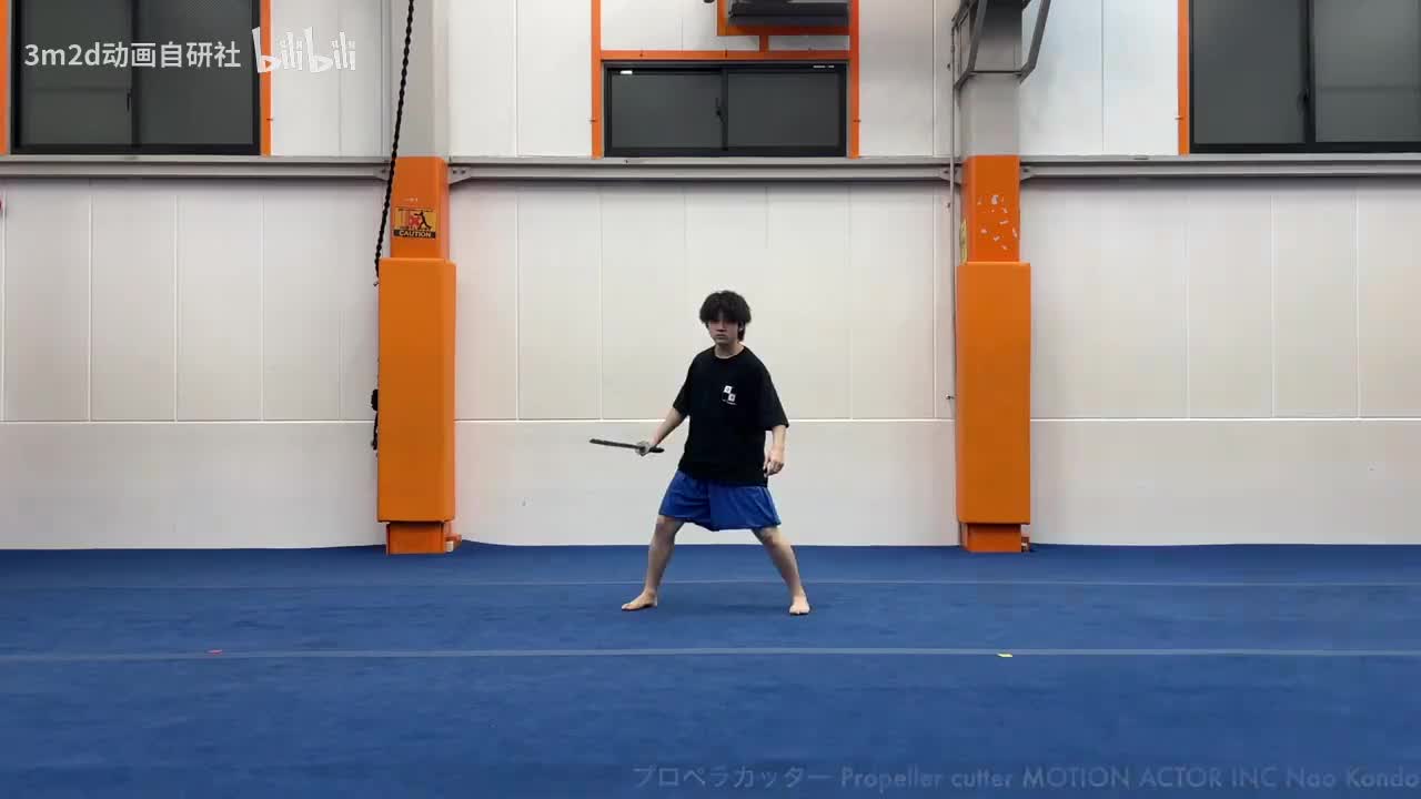 【短武器】挽剑花攻击 Animation reference by 3D2M动画自研社