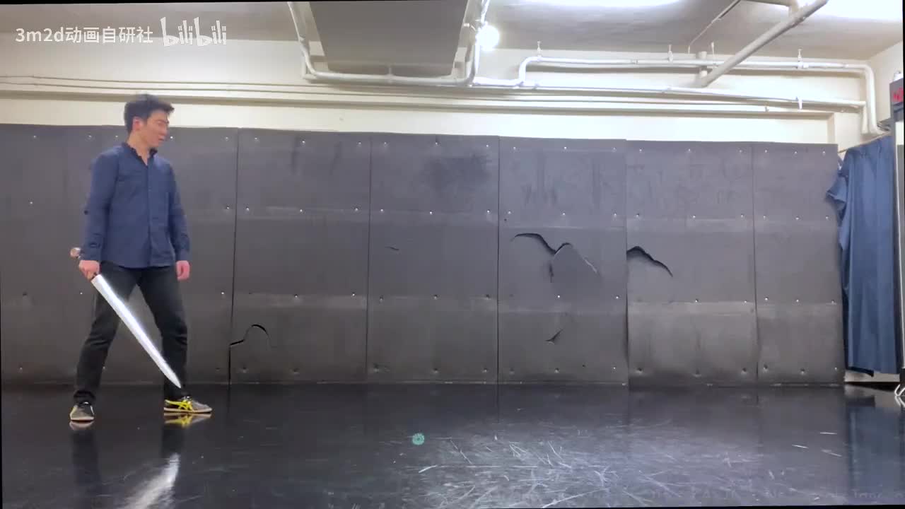 【短武器】躲避后斩击 Animation reference by 3D2M动画自研社