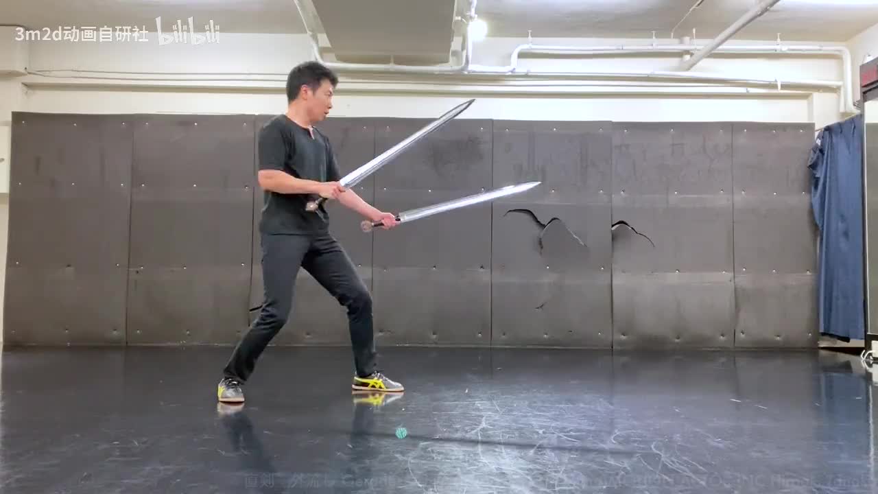 【双武器】直刺 Animation reference by 3D2M动画自研社