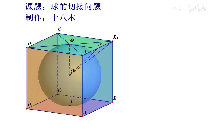 正方体与球的切接问题