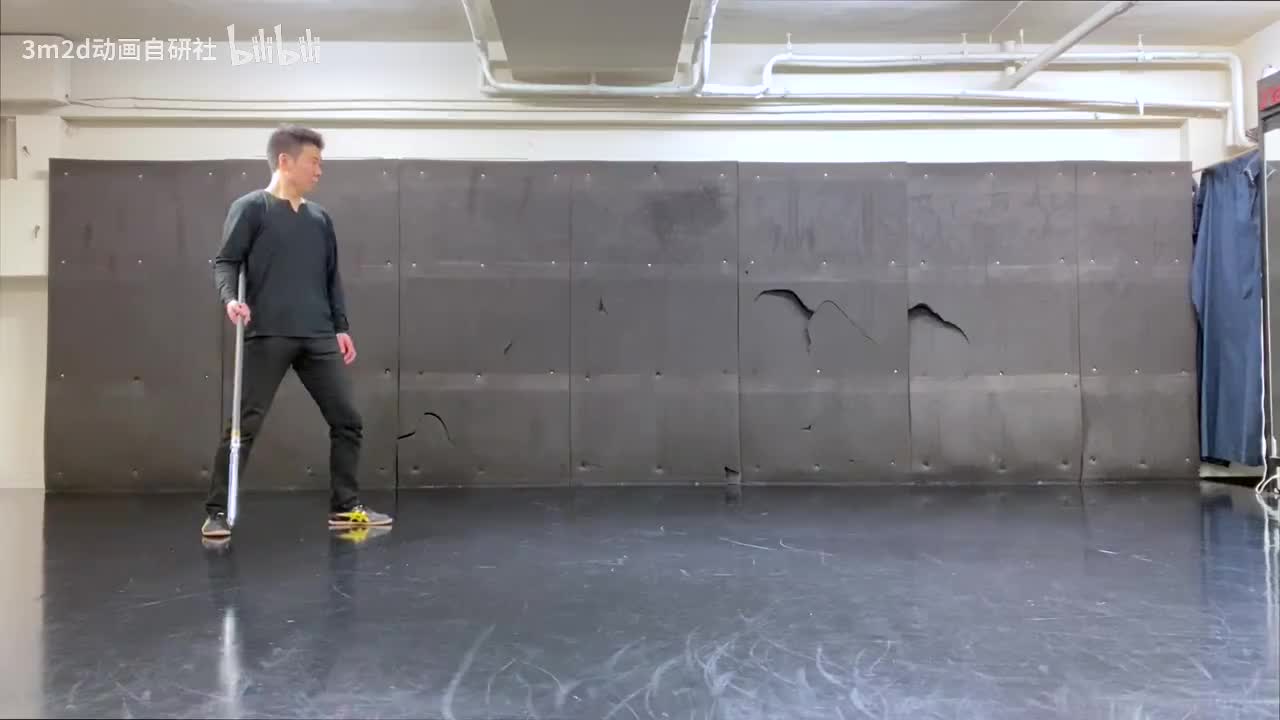 【长武器】二次回旋攻击 Animation reference by 3D2M动画自研社