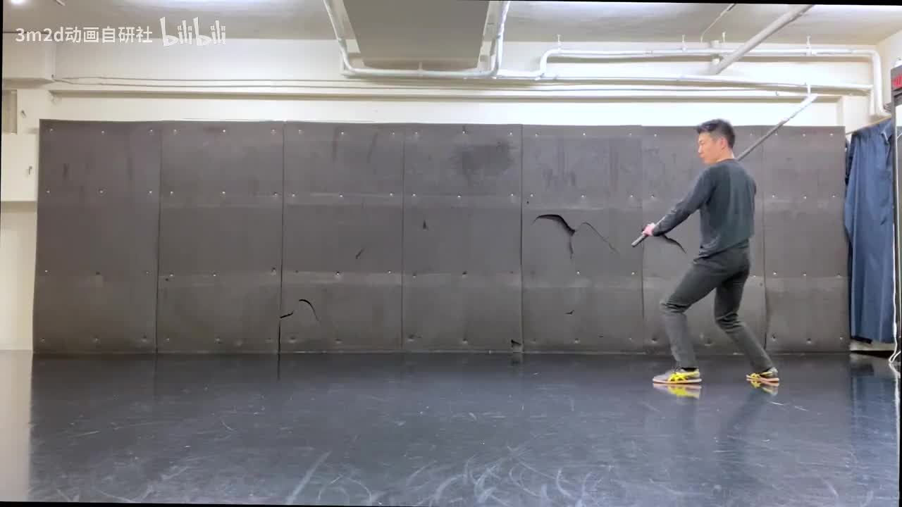 【长武器】悬停风车攻击 Animation reference by 3D2M动画自研社