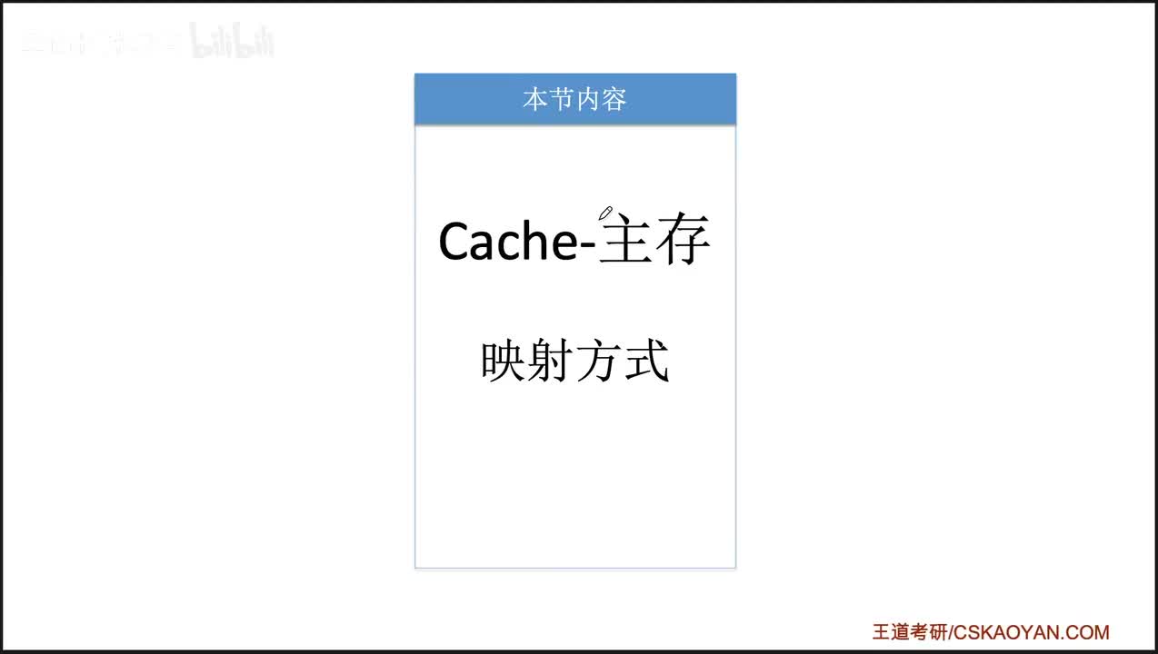 3.5.3_Cache和主存的映射方式