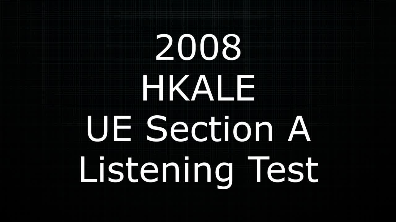 UE Listening 2008