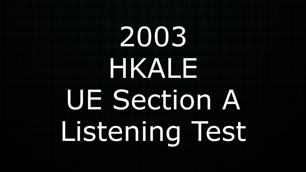 UE Listening 2003