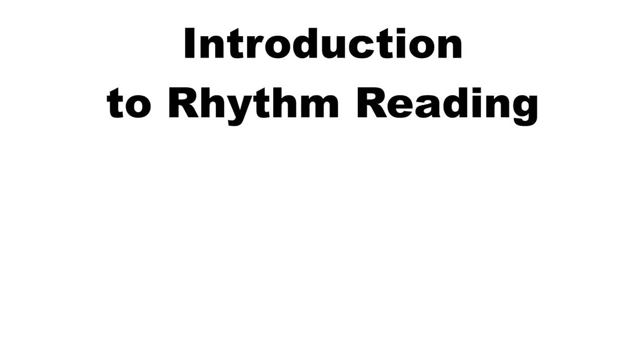 二分音符节奏训练