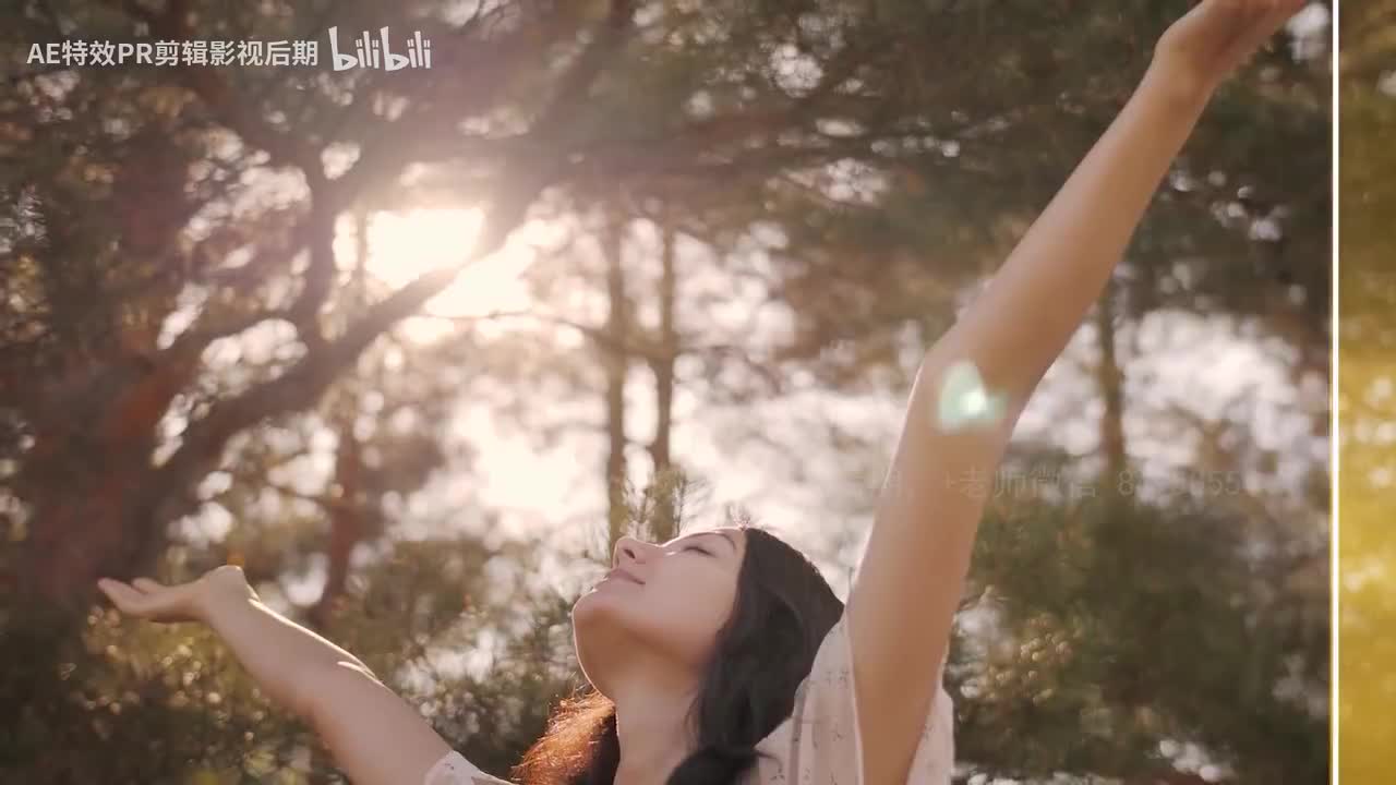 【PR教程】PR丁达尔光预设教程