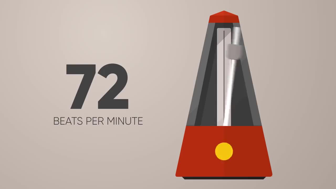 72 BPM Metronome